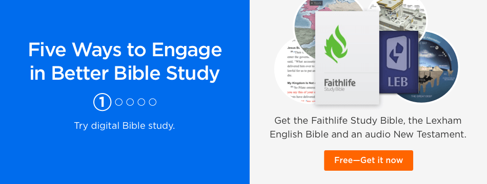 Five ways to engage in better Bible study. Try digital Bible study
