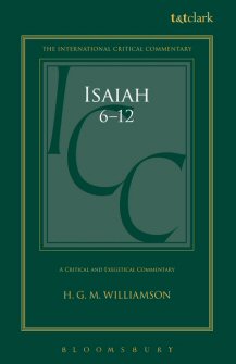 A Critical and Exegetical Commentary on  Isaiah 6-12 (ICC)