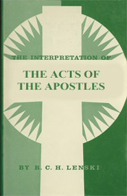 The Interpretation of the Acts of the Apostles